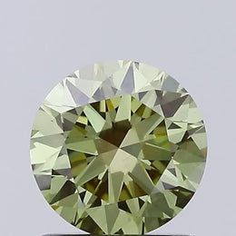 green colour diamond round Brilliant Fancy Intense Green Lab Grown Diamond