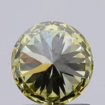 IGI lab grown diamond certificate with grading report and lab grown diamond clarity chart, round brilliant cut diamond, green lab grown diamond 