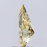 brownish yellow colour diamond pear Shaped Fancy Brownish Yellow Lab Grown Diamond