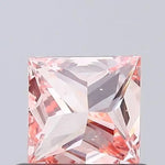 vivid pink colour diamond oval Cut lab grown loose diamond