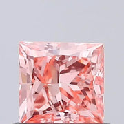 vivid pink colour diamond oval Cut lab grown loose diamond