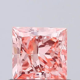 vivid pink colour diamond oval Cut lab grown loose diamond