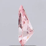 vivid pink colour diamond pear Shaped Fancy Vivid Pink Lab Grown Diamond