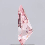 vivid pink colour diamond pear Shaped Fancy Vivid Pink Lab Grown Diamond