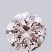 IGI lab grown diamond certificate showing clarity chart and diamond grading report, round lab grown diamond, lab created pink diamond 