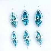 Blue Marquise Cut Lab Grown Diamond CVD Loose Diamond For Engagement Ring