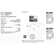 IGI certified lab grown diamonds with grading report and real diamond appearance for luxury jewelry