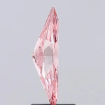 Certified lab grown diamond report with fluorescence and color chart information, marquise pink lab grown diamond 