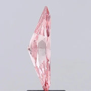 Certified lab grown diamond report with fluorescence and color chart information, marquise pink lab grown diamond 