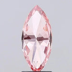 Certified lab grown diamond report with fluorescence and color chart information, marquise pink lab grown diamond 