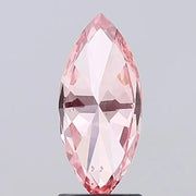 Certified lab grown diamond report with fluorescence and color chart information, marquise pink lab grown diamond 