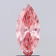 Certified lab grown diamond report with fluorescence and color chart information, marquise pink lab grown diamond 