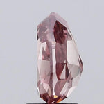 IGI certified lab grown diamond grading report with clarity and color chart details, pear lab grown diamond, intense pink lab grown diamond 