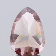 IGI certified lab grown diamond grading report with clarity and color chart details, pear lab grown diamond, intense pink lab grown diamond 
