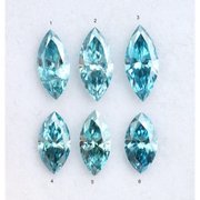 Marquise Cut Blue Lab Grown Diamond Unique Loose Diamond For Custom Jewelry Making