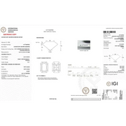 IGI lab grown diamonds certified for quality clarity and natural diamond style appearance
