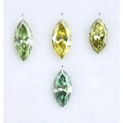 Green Yellow Marquise Cut Lab Grown Diamond For Custom Jewelry Making