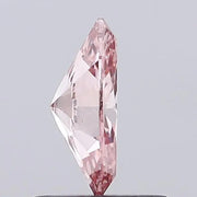 0.70 CT Oval Cut Lab Grown Diamond, Fancy Vivid Pink Certified Diamond For Gold Ring