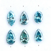 Mixed Shape Fancy Blue Lab Grown Diamond Loose CVD Diamonds For Engagement Ring