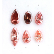 Mix Shape Lab Grown Diamond Fancy Pink Red Loose Diamond For Engagement Ring