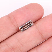 3.23 Ct champagne lab grown diamond elongated criss cut cushion shape, VS clarity loose diamond for custom engagement ring or fine jewelry