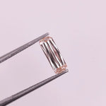 1.89 Ct champagne lab grown diamond with elongated criss cut cushion shape, VS clarity elegant loose diamond for custom engagement ring or fine jewelry