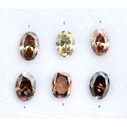 Fancy Brown Yellow Lab Grown Diamond Oval Cushion Cut Diamonds For Engagement Ring