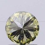  fancy yellow colour diamond round brilliant fancy yellow lab grown diamond