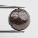 brown colour rough herkimer diamond ring sterling silver