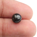 black colour rough cut diamond ring with rough brown diamond