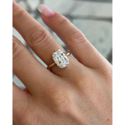 engagement aquamarine ring, flower engagement ring, ruby engagement ring