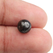 black colour rough cut diamond ring with rough brown diamond