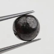 black colour rough cut diamond ring with rough brown diamond