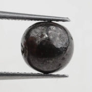 black colour rough cut diamond ring with rough brown diamond