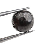 black colour rough cut diamond ring with rough brown diamond