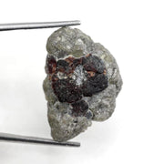 grey & orange rough herkimer diamond rough grey diamond