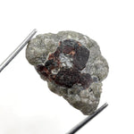 grey & orange rough herkimer diamond rough grey diamond