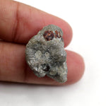 grey & orange rough herkimer diamond rough grey diamond