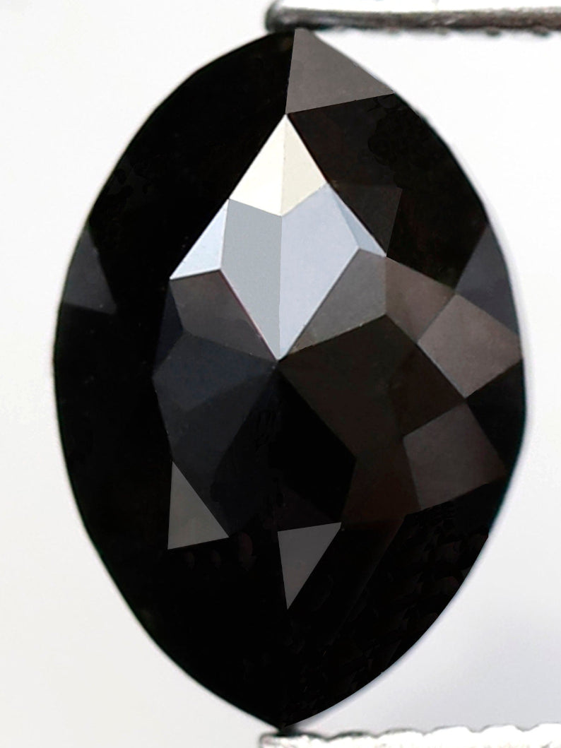 2.09 carat natural black loose diamond for engagement ring