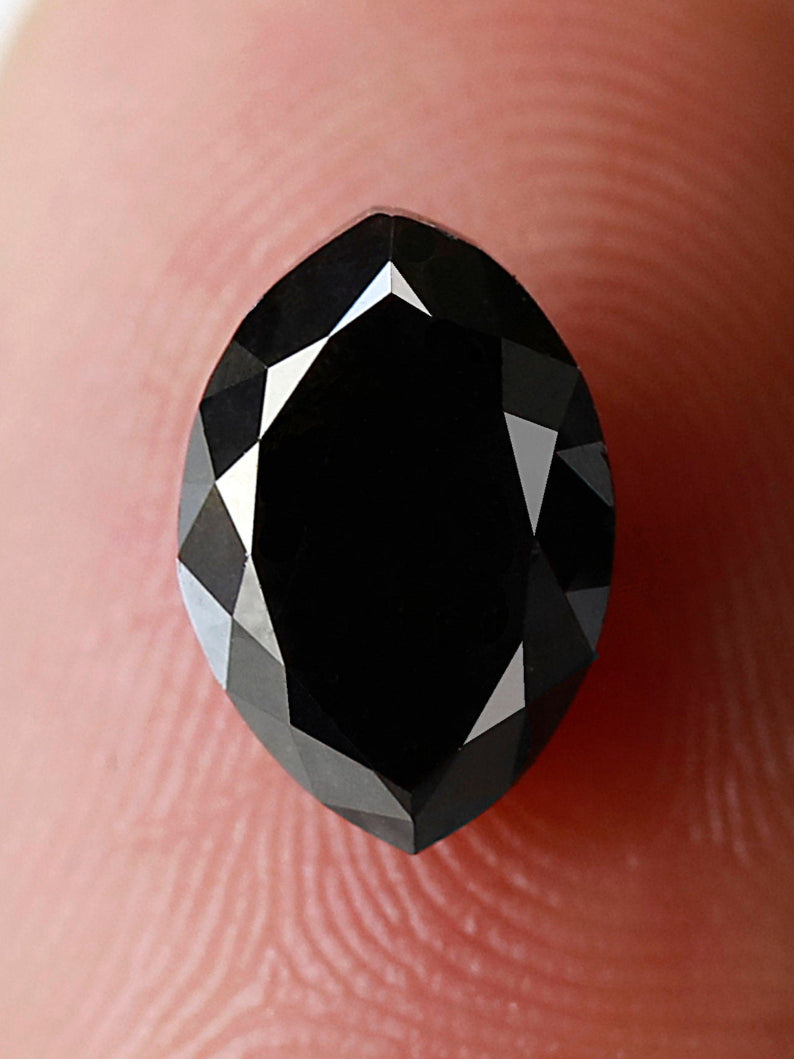 2.09 CT Natural Black Diamond Marquise Cut Loose Diamond
