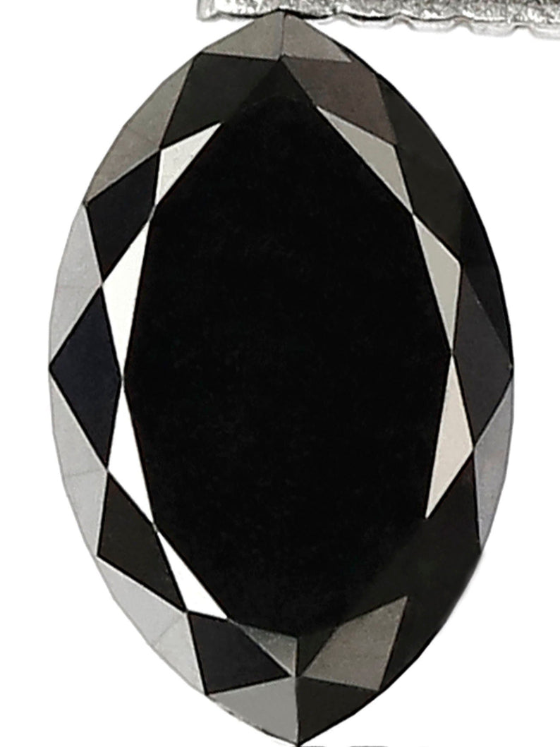 2.98 CT Natural Black Diamond Marquise Cut Loose Diamond