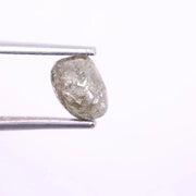 2.33 Ct Rough Uncut Diamond Irregular Diamond Grey Natural Fancy Rough Use For Jewerly 