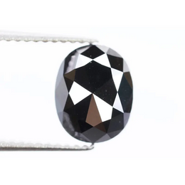 2.13Ct Beautiful Black Oval Cut Diamond Natural Loose Black Diamond Gift For Anniversary Ring