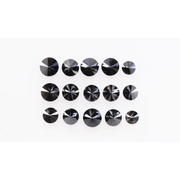 3.72Ct Natural Loose Diamond Black Round Shape Brilliant Cut Diamond For Ring