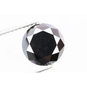 Natural Round Shape Diamond Black Brilliant Cut Loose Diamond For Engagement Ring