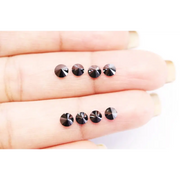 3.72Ct Natural Loose Diamond Black Round Shape Brilliant Cut Diamond For Ring