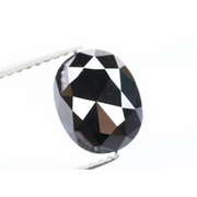 2.13Ct Beautiful Black Oval Cut Diamond Natural Loose Black Diamond Gift For Anniversary Ring
