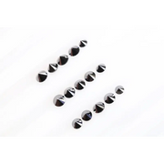 3.72Ct Natural Loose Diamond Black Round Shape Brilliant Cut Diamond For Ring