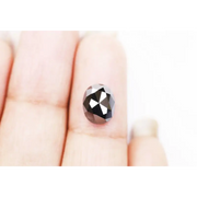 2.13Ct Beautiful Black Oval Cut Diamond Natural Loose Black Diamond Gift For Anniversary Ring