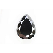 Natural Fancy Black Color Pear Shape Diamond For Engagement Rings | Personalized Gifts